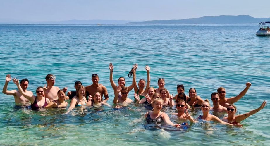 Groepsfoto zwemmen Groepsfoto zwemmen